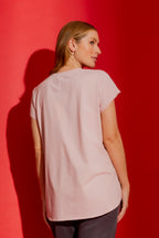 Blush Sequin Dancer T-Shirt