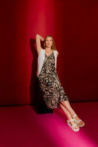 Black Animal Bias Dress