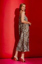 White Animal Bias Dress