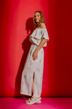 Ivory Off Shoulder Dress