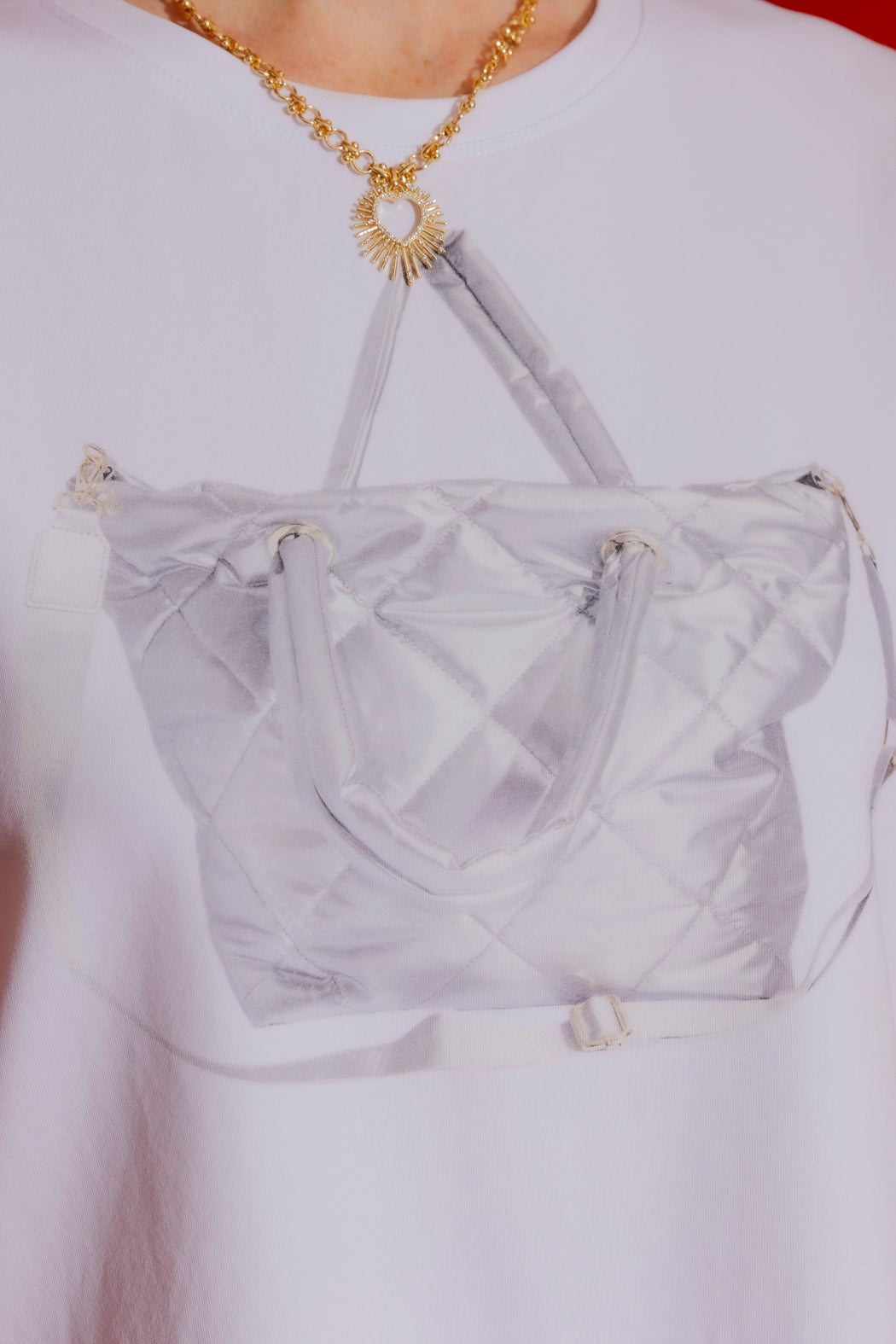 White Handbag T-Shirt