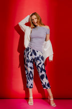 Lilac Tencel Drape Cap Sleeve Top