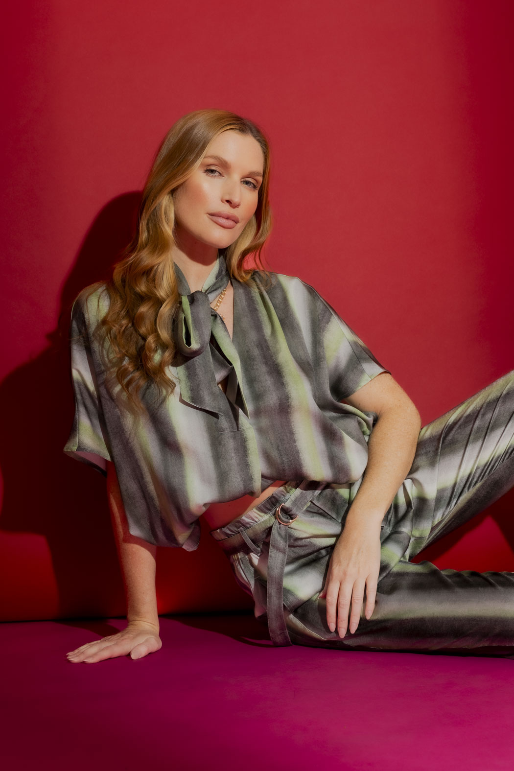 Green Bondi Tie Top