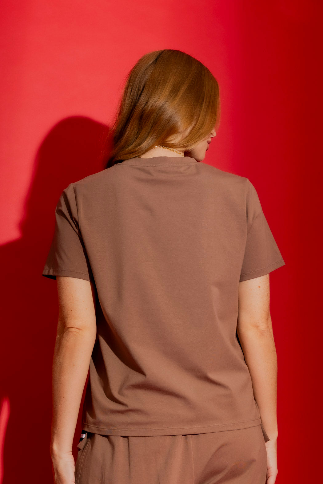 Caramel Crew Neck T-Shirt