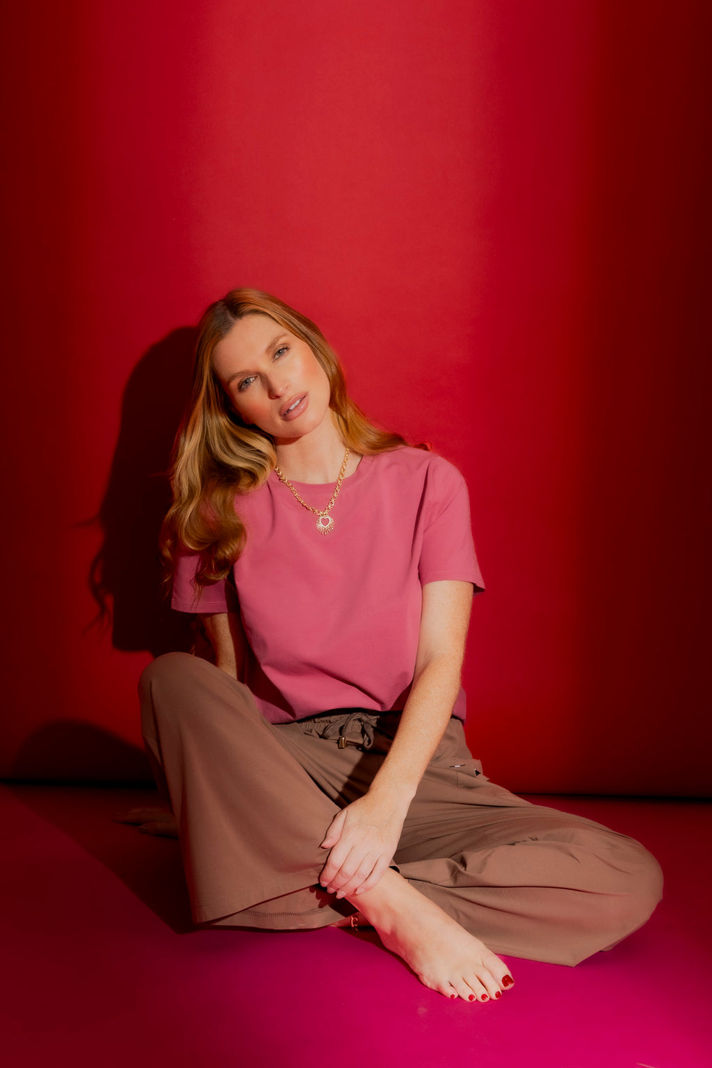 Rose Crew Neck T-Shirt