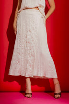 Ivory Wrap Skirt