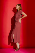 Dusty Rose Harlow Dress Dusty Rose