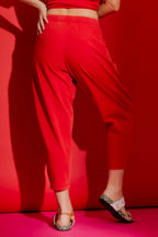 Washed Red Wrap Pant Washed Red