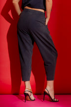 Washed Navy Wrap Pant Washed Navy