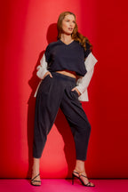 Washed Navy V-Neck Tee Washed Navy