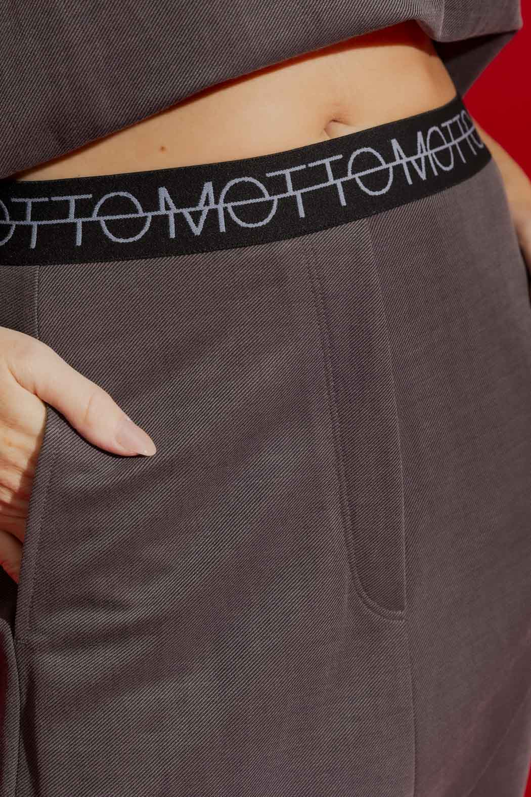 Charcoal Lux Twill Casual Pant