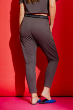 Charcoal Lux Twill Casual Pant