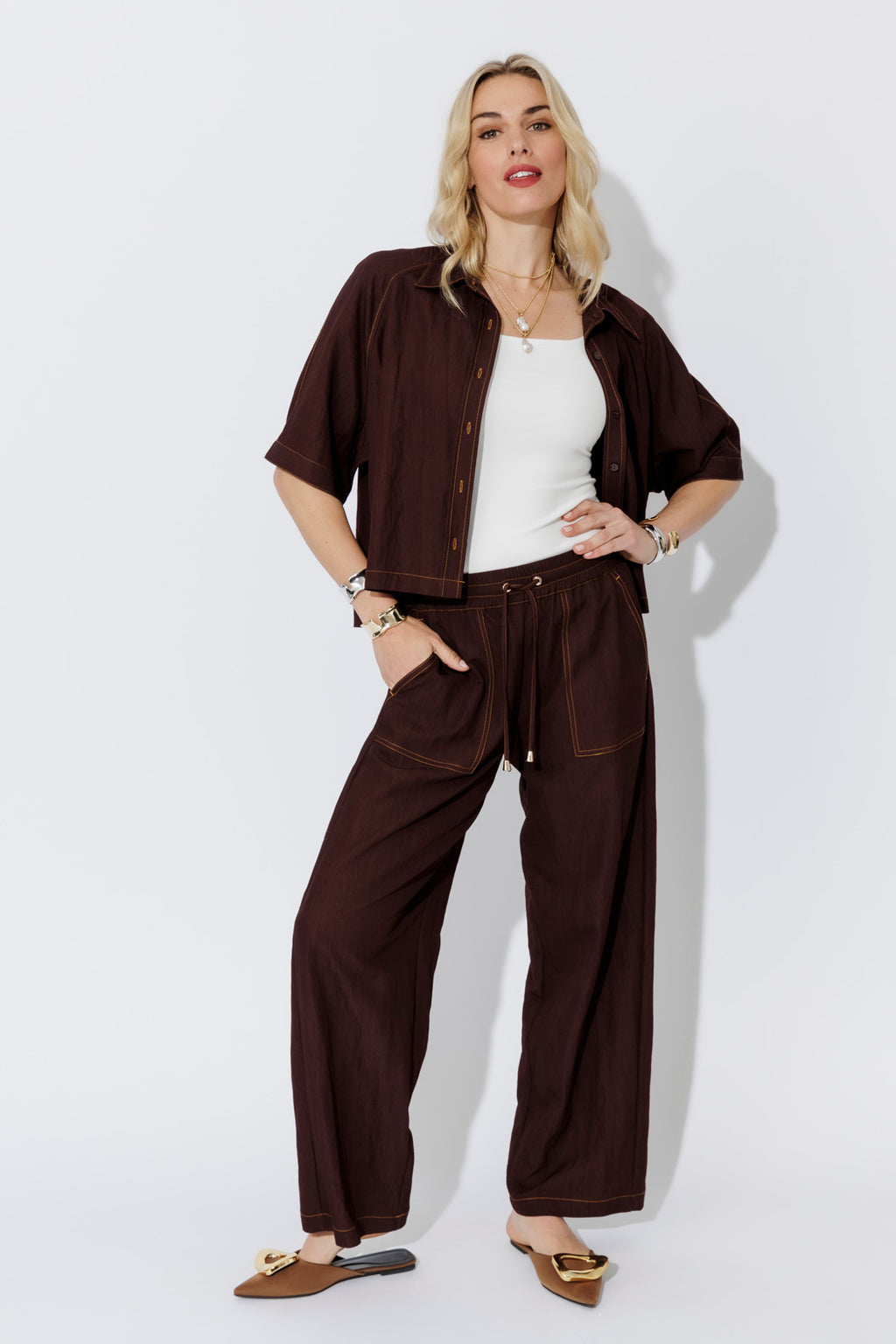 Mahogany Pocket Pant