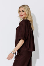 Mahogany Raglan Shirt