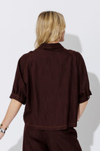 Mahogany Raglan Shirt