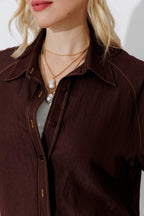 Mahogany Raglan Shirt