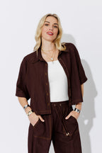 Mahogany Raglan Shirt