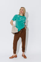 Aqua Washed Cotton Freedom T-Shirt