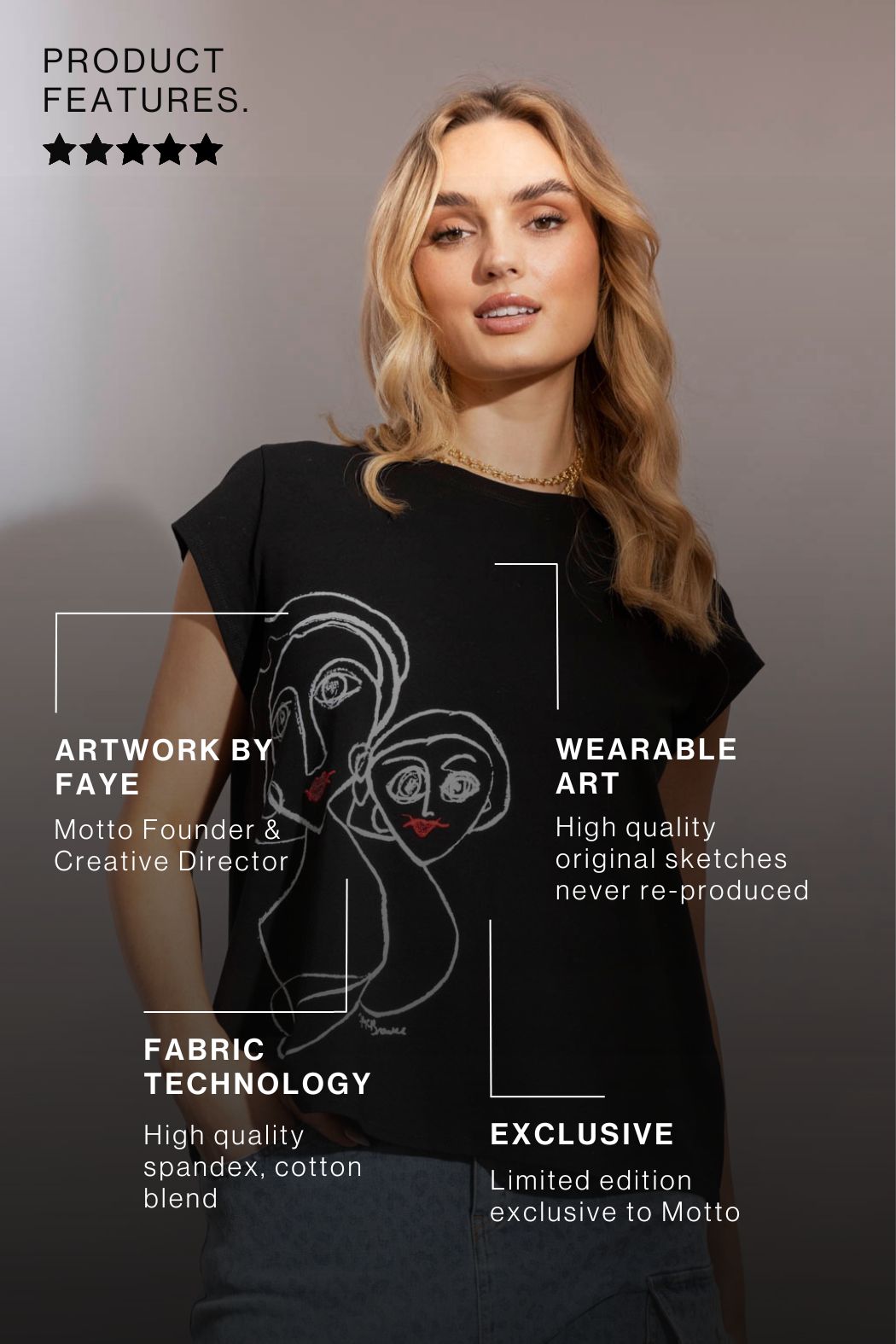 Infinity T-shirt Black
