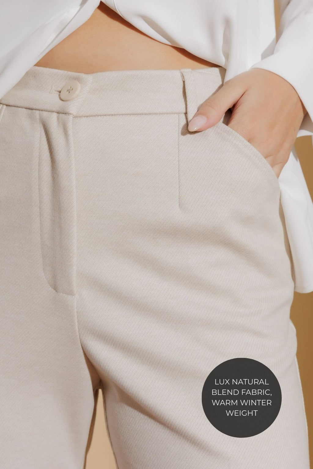 Oatmeal Natural Blend Pant