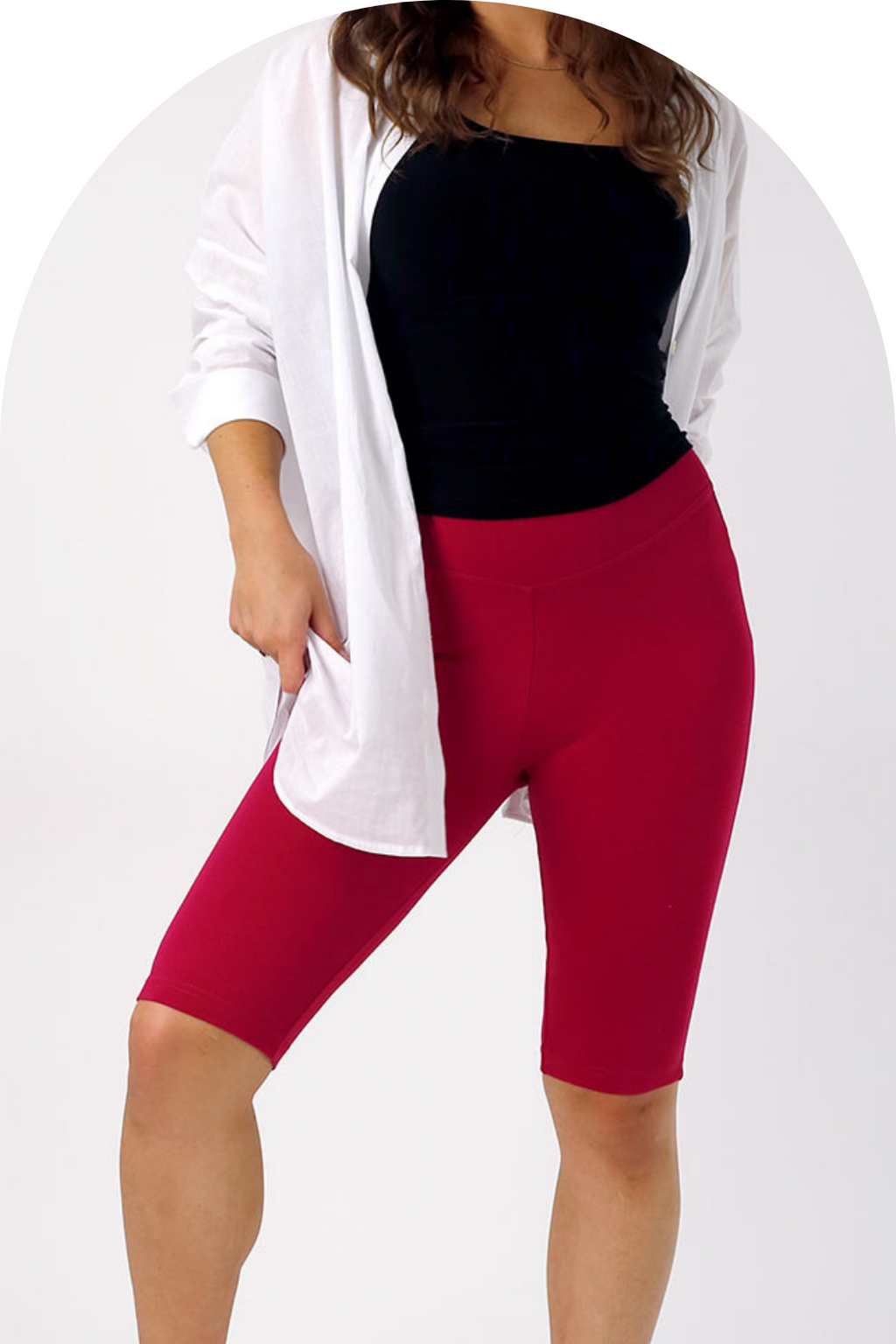 Pink Ponte Bike Shorts - Final Sale