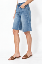 Mid Denim Shorts