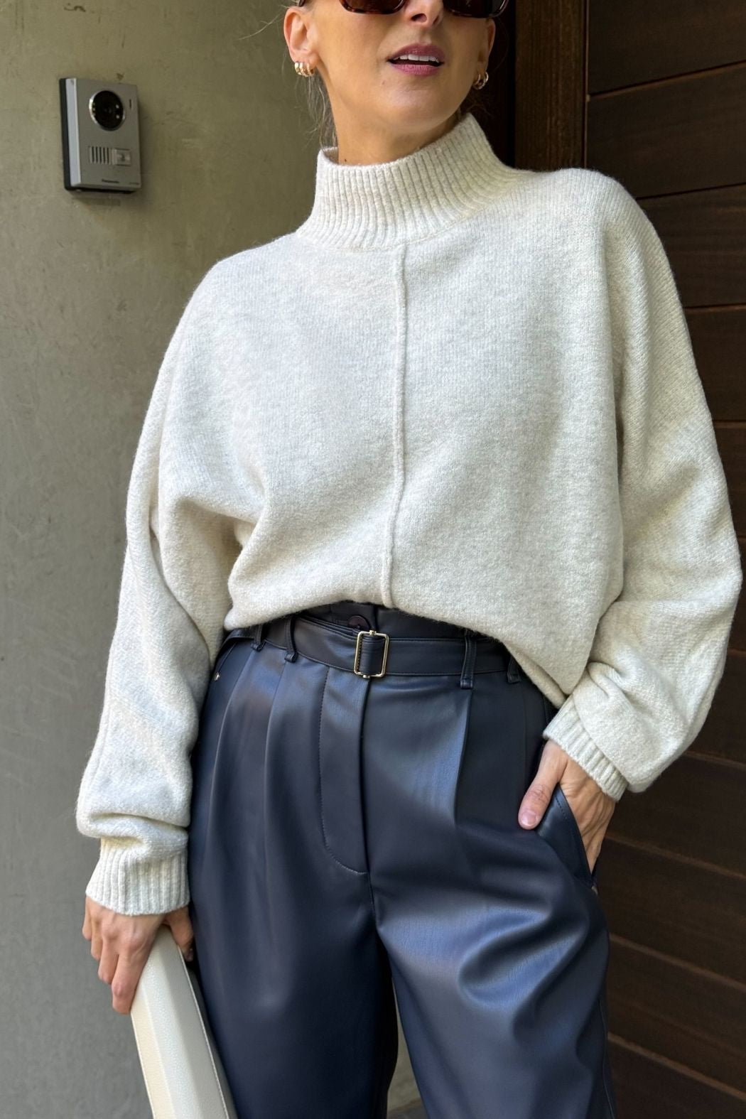Milk Dolman Knit Jumper