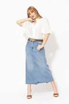 White Textured Blogger Shirt