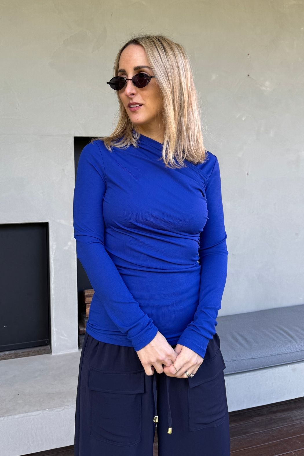 Cobalt Tencel Livvie Top