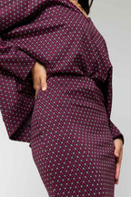 Dark Pink Star Mia Pullover - Sale