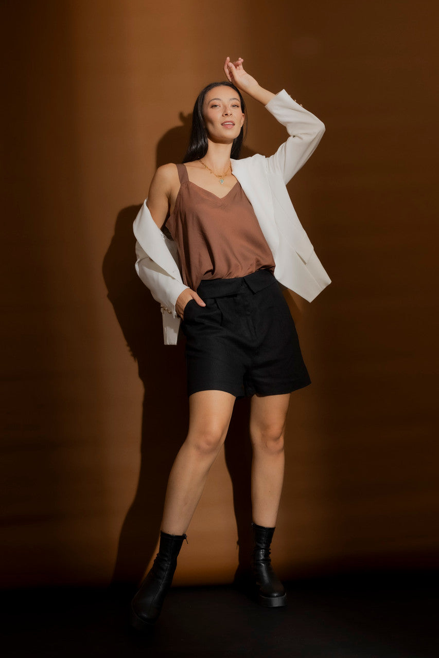 Taupe Wide Strap Cami