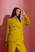 Chartreuse Euro Sisca Blazer