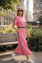 Pink Washed Cotton Sport Dress