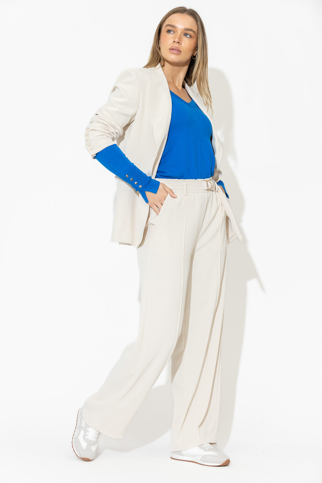 Beige Euro Mia Blazer