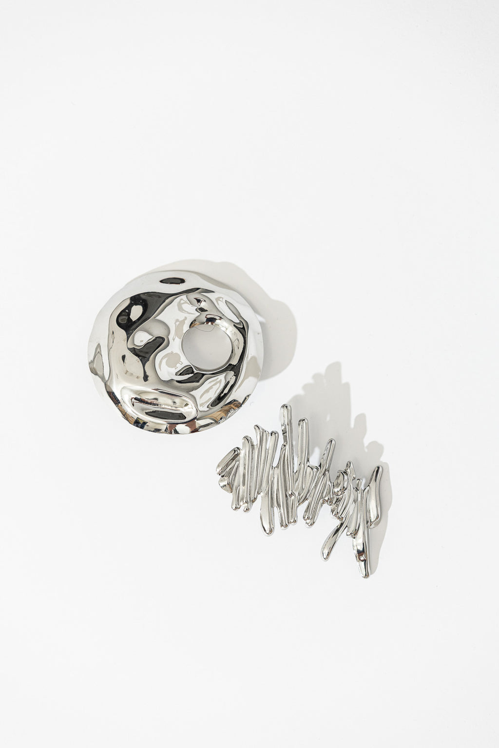 Silver Brooch Set 2 Pack