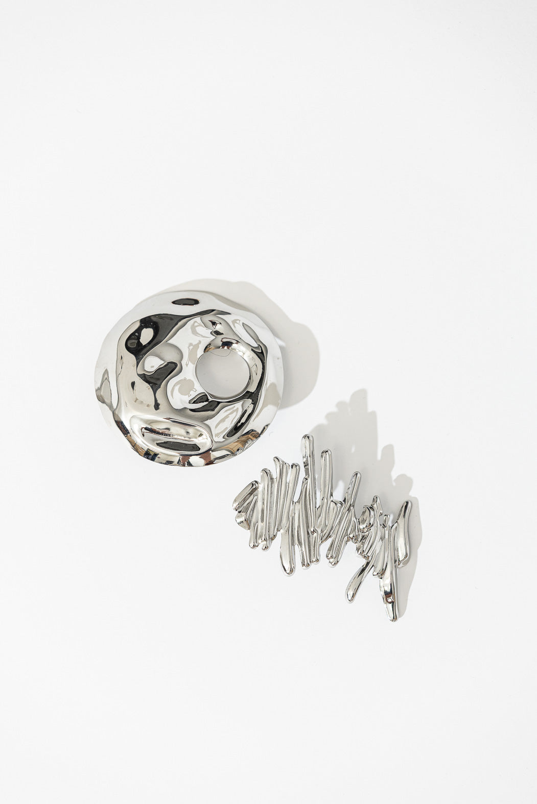 Silver Brooch Set 2 Pack
