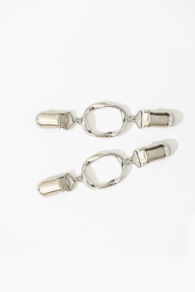 Silver Fashion Adjustment Clip 2 Pack