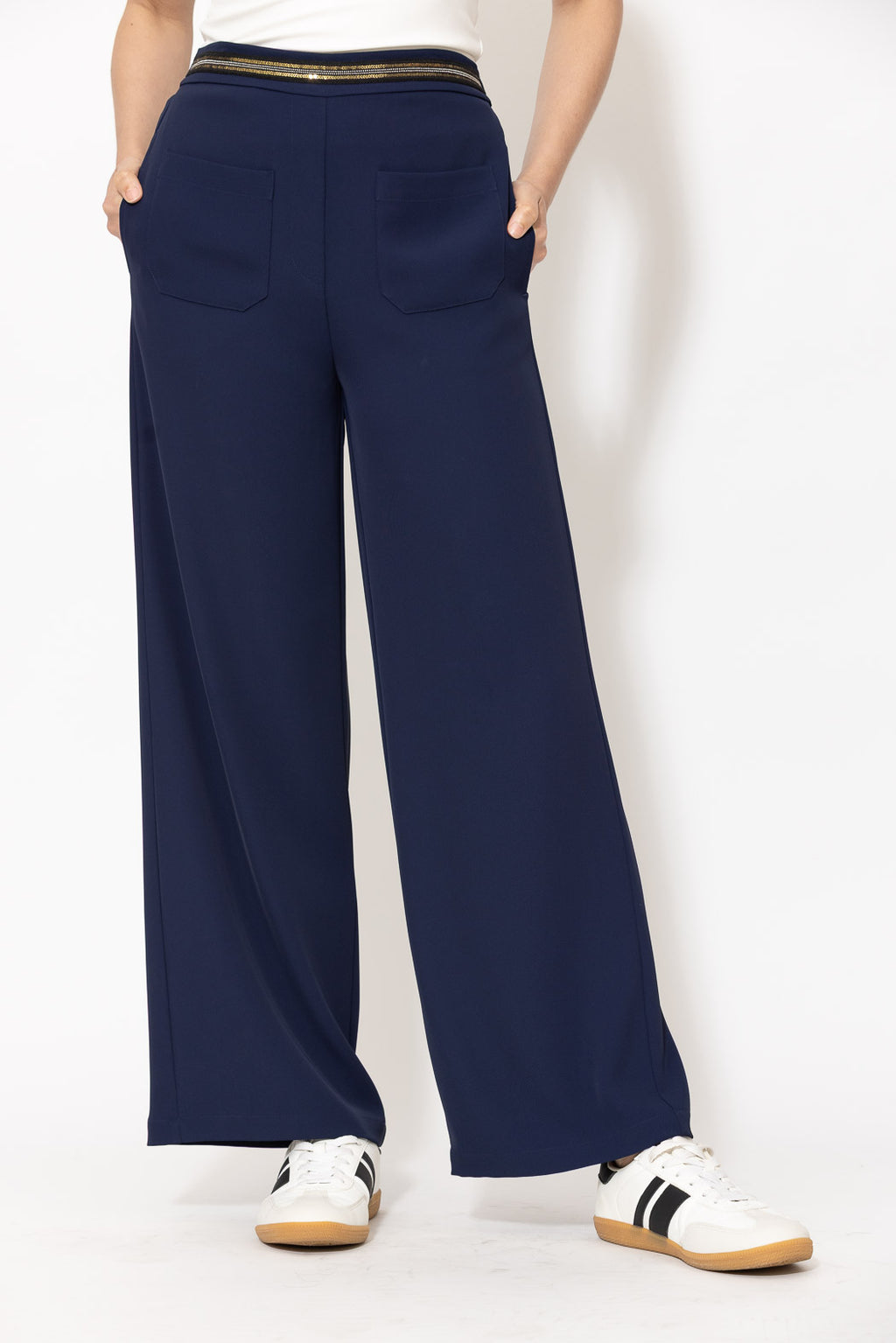 Navy Euro Thriller Pant