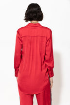Red Glow Cargo Blogger Shirt