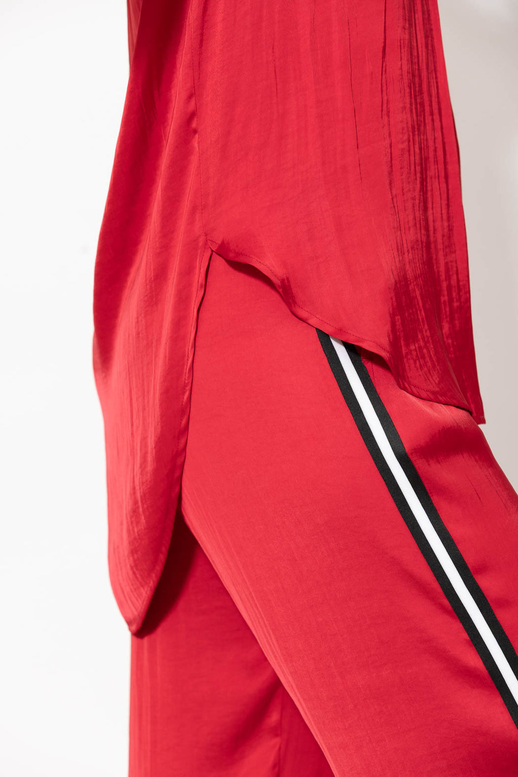 Red Glow Cargo Blogger Shirt