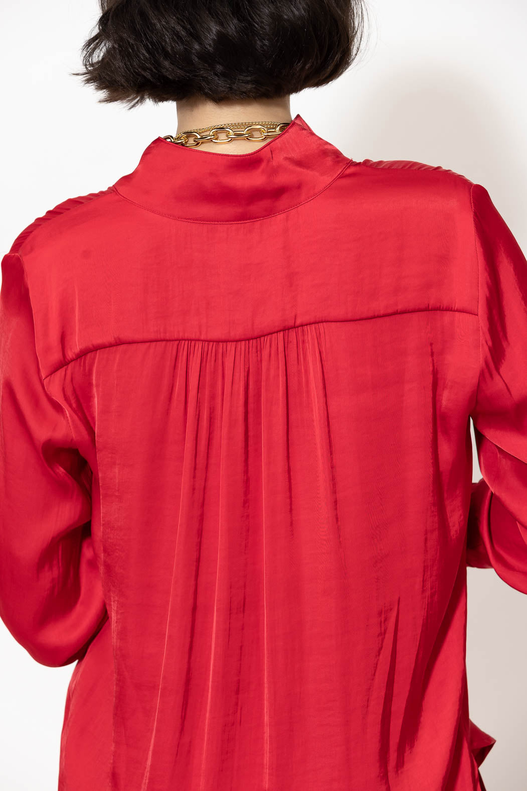 Red Glow Cargo Blogger Shirt