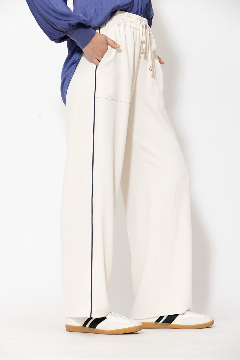 Ivory Euro Sport Drawstring Pant