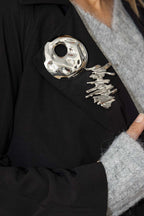 Silver Brooch Set 2 Pack
