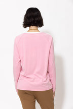 Pink Washed Cotton Rugby Top