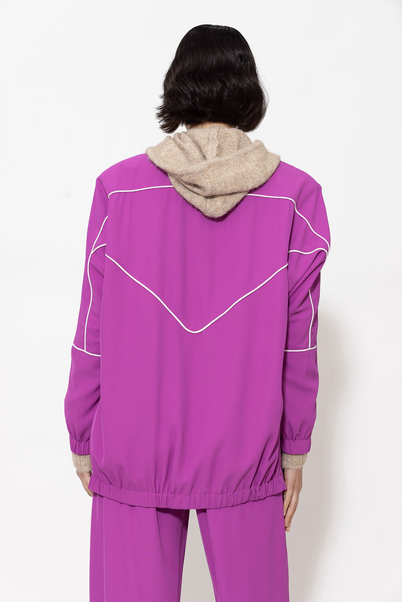 Fuchsia Euro Action Back Blazer