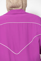 Fuchsia Euro Action Back Blazer