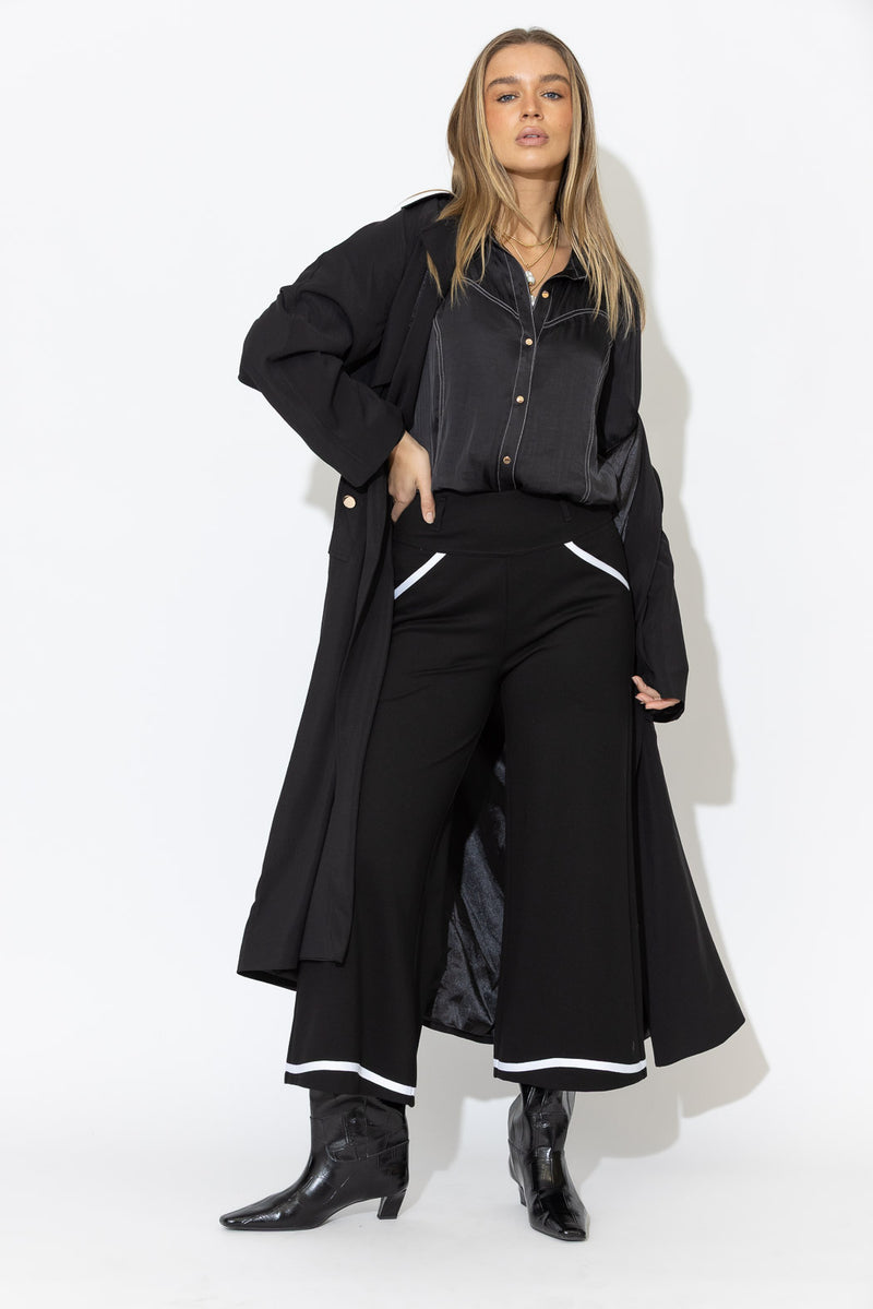 Black Ponte Coco Pant