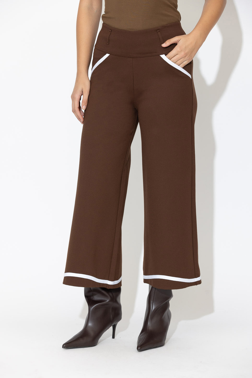 Chocolate Ponte Coco Pant