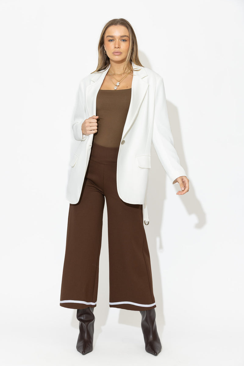 Chocolate Ponte Coco Pant