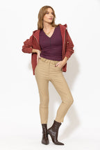 Camel Stretch Capri Pant